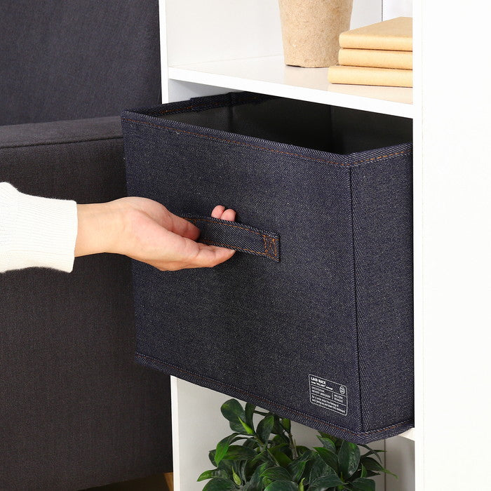 LB デニム調 インナーボックス ブルー 幅380×奥行260×高さ260 fj-39811の画像