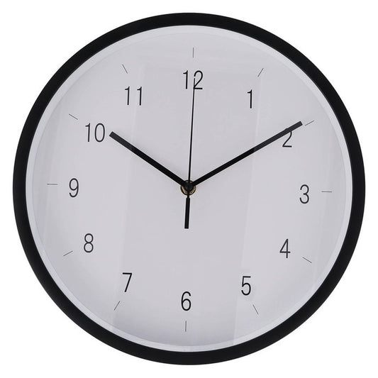 掛時計 掛け時計 エンケル φ30 BK ブラック 幅300×奥行43×高さ300 fj-39872の画像