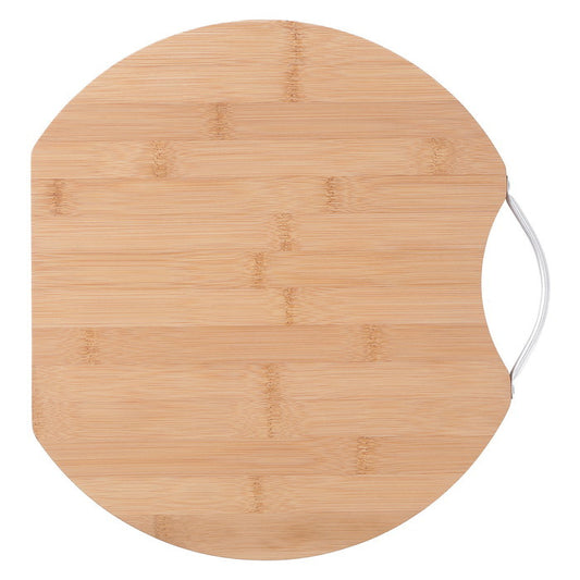 バンブー カッティング ボード D型 32cm ナチュラル 幅320×奥行300×高さ12 fj-40113の画像