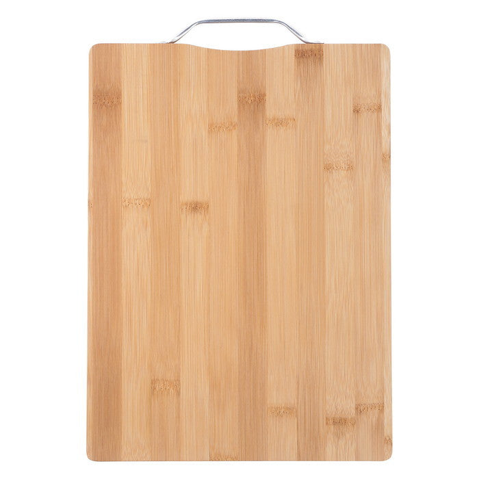 バンブー カッティング ボード スクエア 35cm ナチュラル 幅350×奥行240×高さ12 fj-40114の画像