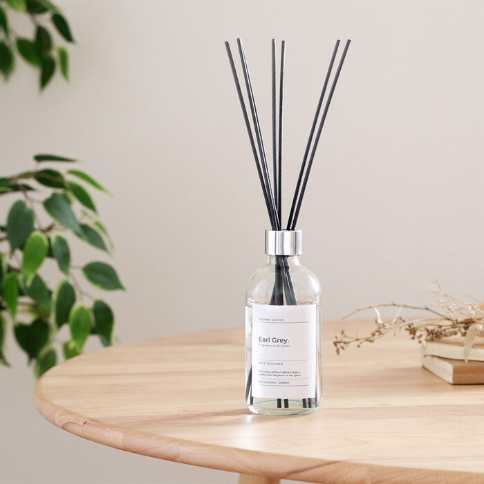 ディフューザー ユラリ 200ml Earl Grey アールグレイ 完成品 W60×D60×H150mm 0.48kg fj-40456の画像