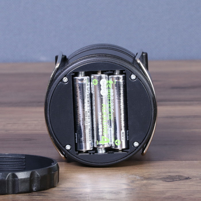 LED ランタン L BK ブラック 幅70×奥行70×高さ100 fj-40676の画像