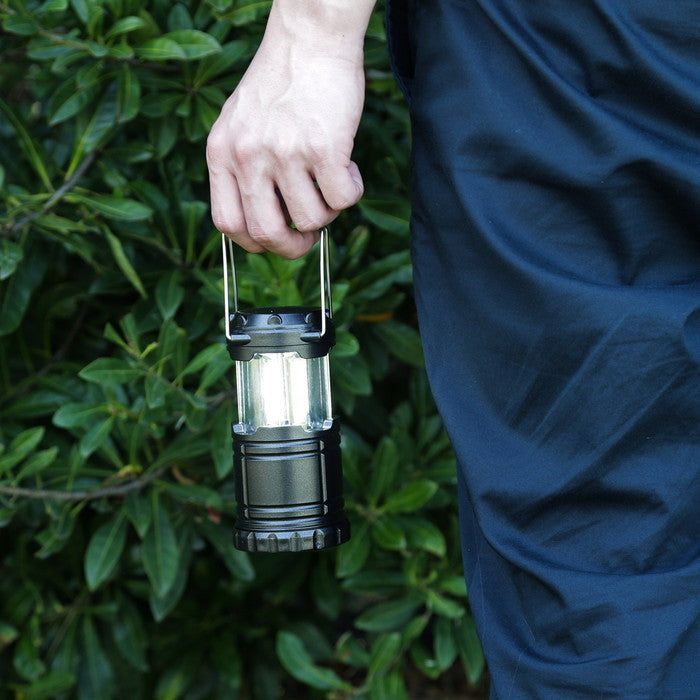 LED ランタン L BK ブラック 幅70×奥行70×高さ100 fj-40676の画像