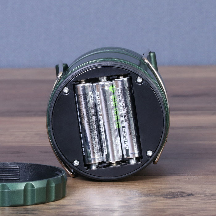 LED ランタン L KHA カーキ 幅70×奥行70×高さ100 fj-40677の画像