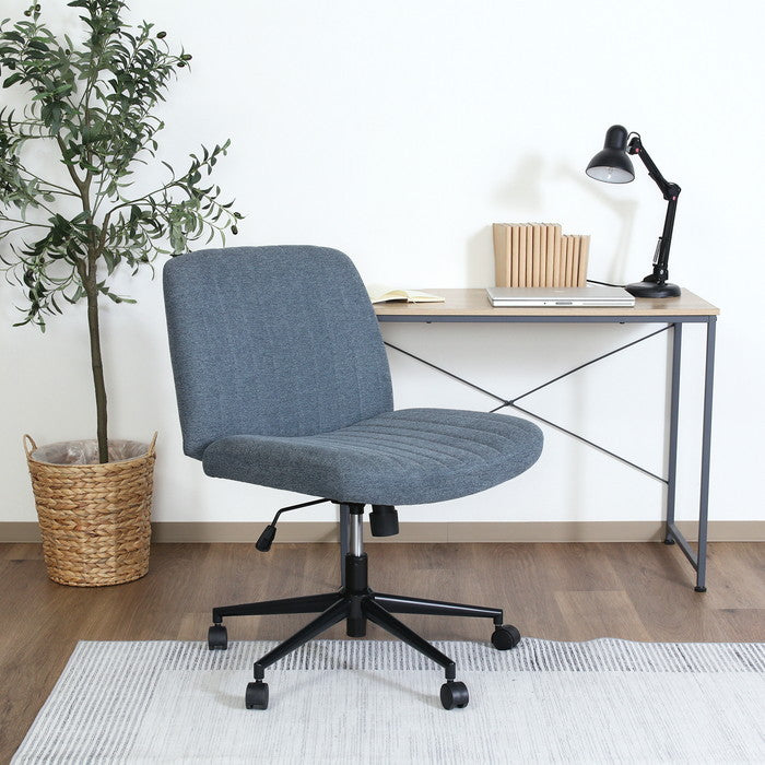 あぐらがかけるチェア BL H-7261F ブルー 幅660×奥行690×高さ840?910mm fj-40731の画像