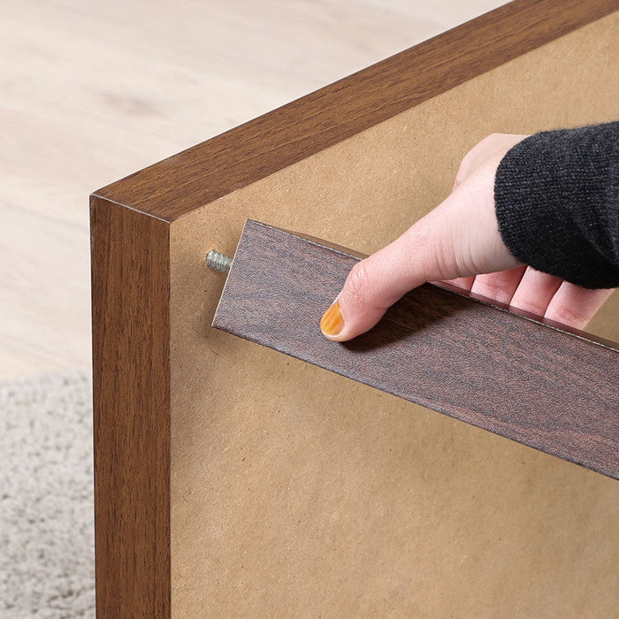 キューブ テーブル 40×40 ブラウン 幅400×奥行400×高さ400 fj-40915の画像