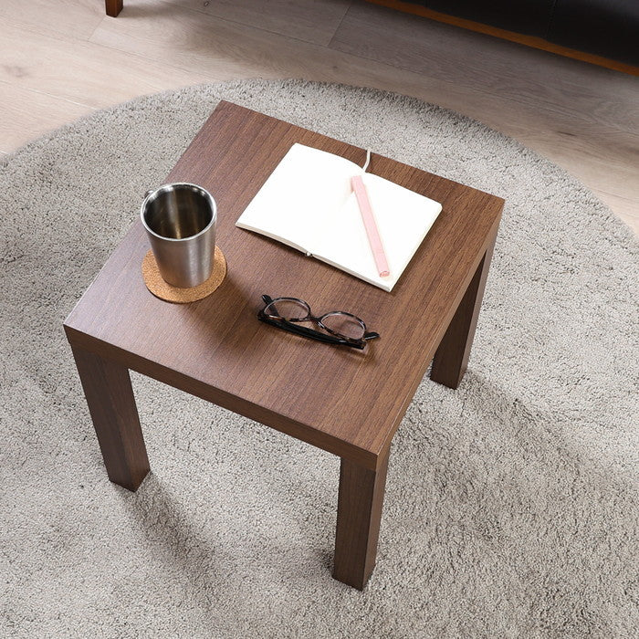 キューブ テーブル 40×40 ブラウン 幅400×奥行400×高さ400 fj-40915の画像