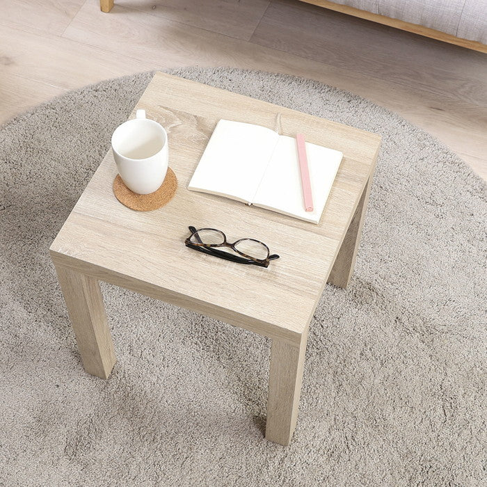 キューブ テーブル 40×40 ナチュラル 幅400×奥行400×高さ400 fj-40916の画像