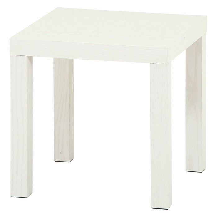 キューブ テーブル 40×40 ホワイトウォッシュ 幅400×奥行400×高さ400 fj-40917の画像