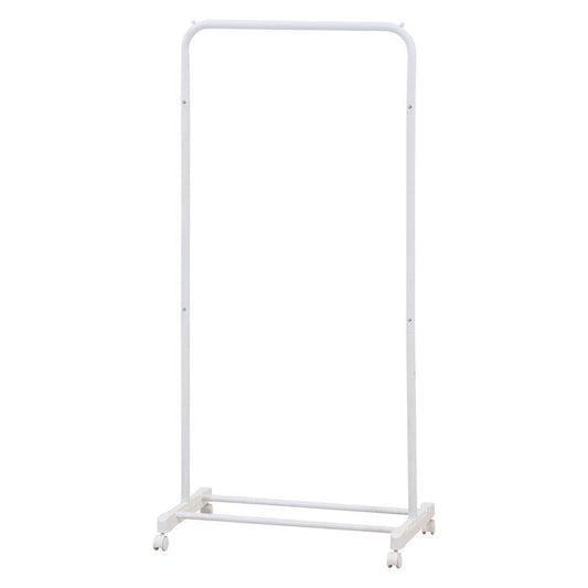 ハンガーラック インテリアに馴染む AURA スリム ホワイト 組立品 W725×D425×H1500mm 2.1kg fj-41012の画像