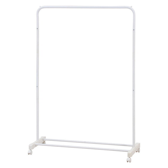 ハンガーラック インテリアに馴染む AURA ワイド ホワイト 組立品 W1075×D425×H1500mm 2.37kg fj-41014の画像
