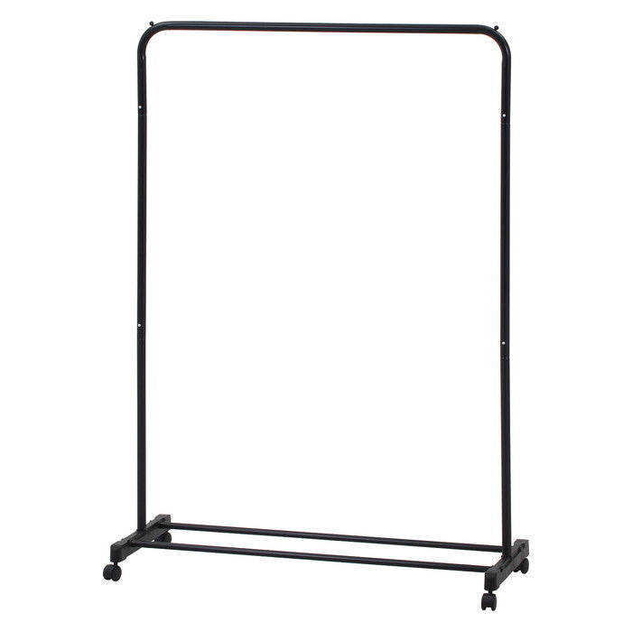 ハンガーラック インテリアに馴染む AURA ワイド ブラック 組立品 W1075×D425×H1500mm 2.37kg fj-41015の画像
