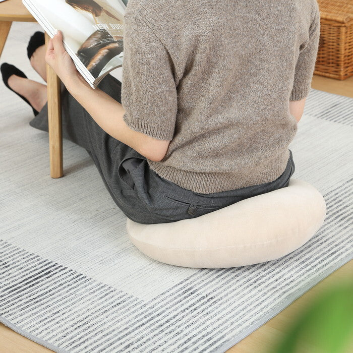 クッション もちもち丸 φ40 IV 完成品 W400×D400×H150mm 0.48kg fj-41034の画像