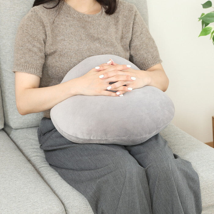 クッション もちもち丸 φ40 GY 完成品 W400×D400×H150mm 0.48kg fj-41036の画像