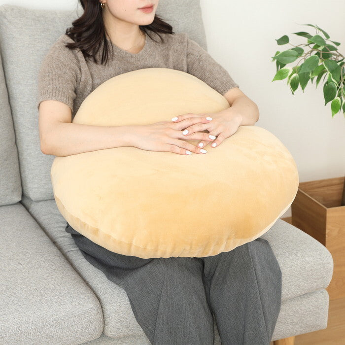 クッション もちもち丸 φ60 YE 完成品 W600×D600×H150mm 1.24kg fj-41038の画像