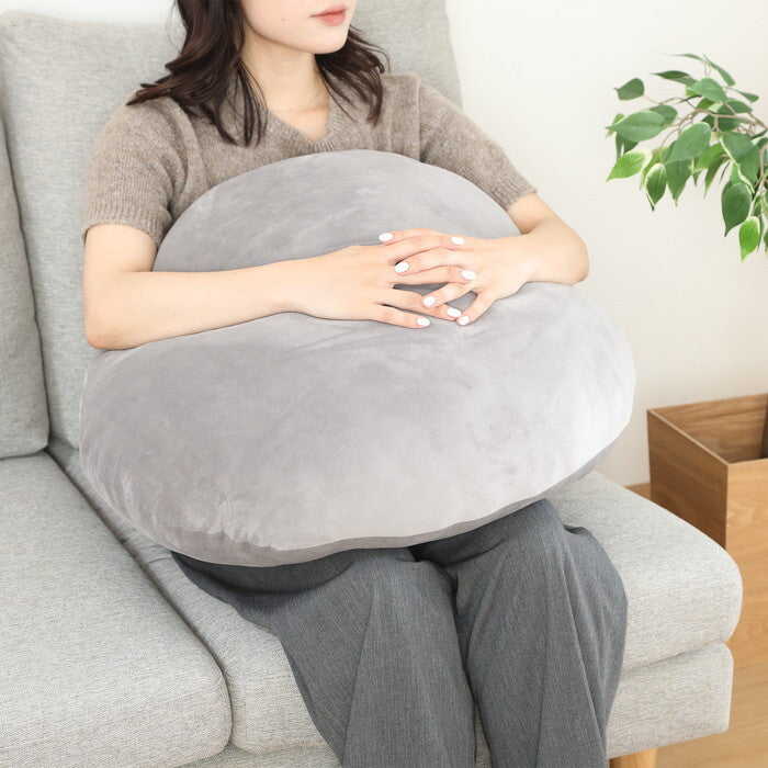 クッション もちもち丸 φ60 GY 完成品 W600×D600×H150mm 1.24kg fj-41039の画像