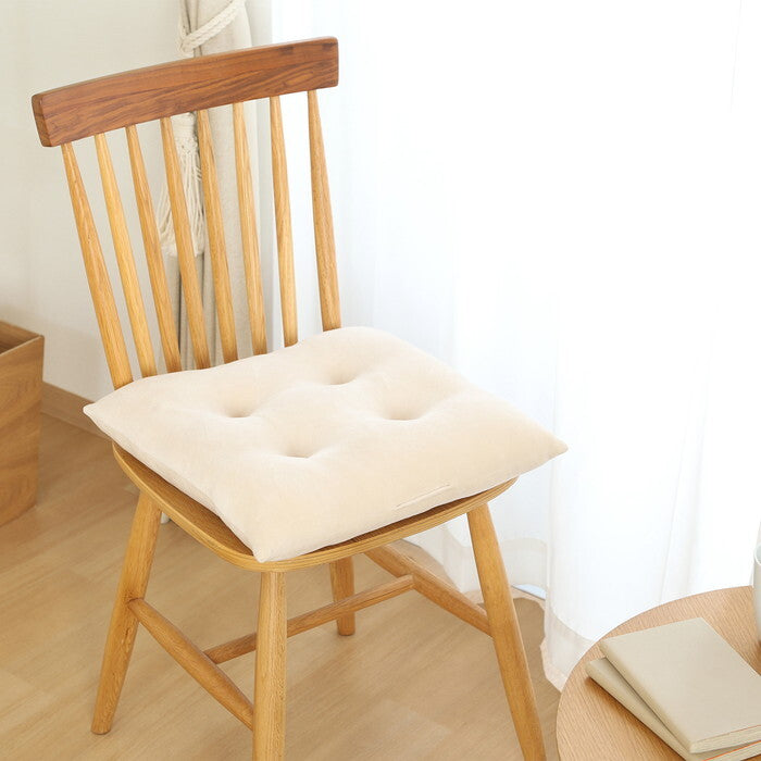 シートクッション もちもち 42×40cm IV 完成品 W420×D400×H90mm 0.4kg fj-41040の画像