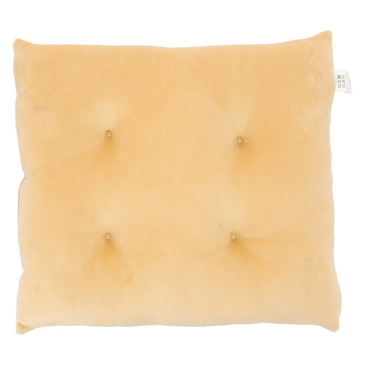 シートクッション もちもち 42×40cm YE 完成品 W420×D400×H90mm 0.4kg fj-41041の画像