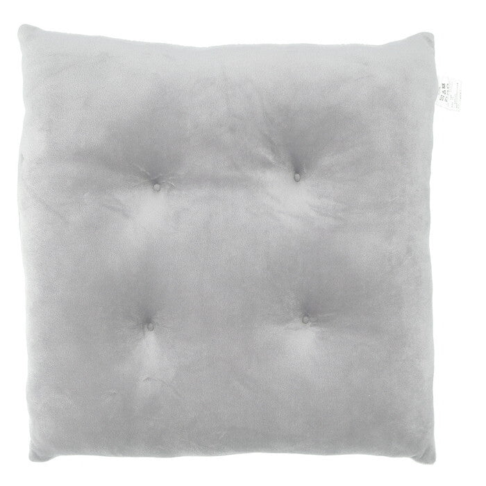 シートクッション もちもち 42×40cm GY 完成品 W420×D400×H90mm 0.4kg fj-41042の画像