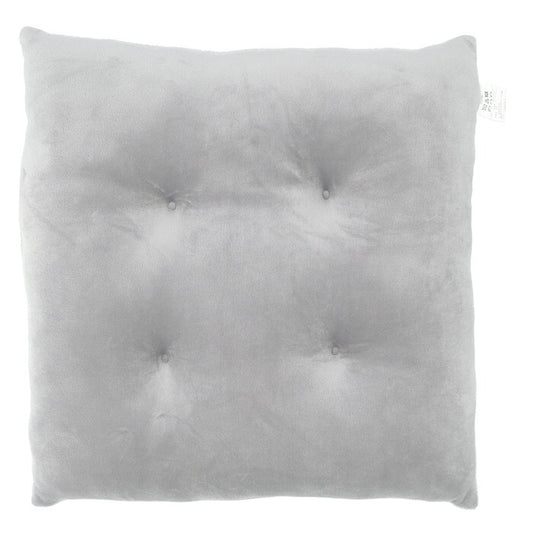 シートクッション もちもち 42×40cm GY 完成品 W420×D400×H90mm 0.4kg fj-41042の画像