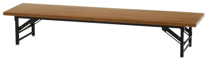 会議テーブル ロー YSF?7650 M32＃ YSF-7650 M32# ブラウン 幅1800×奥行450×高さ330mm fj-41388の画像