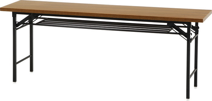 会議テーブル ハイ YSF?7651 M32＃ YSF-7651 M32# ブラウン 幅1800×奥行450×高さ700mm fj-41389の画像