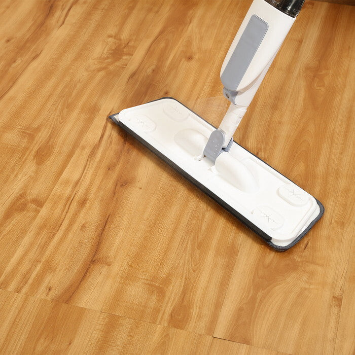 スプレーモップ ホワイト 組立品 W400×D145×H1190mm 0.68kg fj-41418の画像