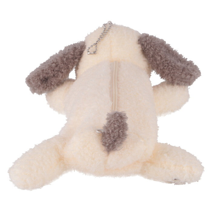 ペンケース アニマル いぬ アイボリー×グレージュ 完成品 W170×D300×H80mm 0.057kg fj-41675の画像