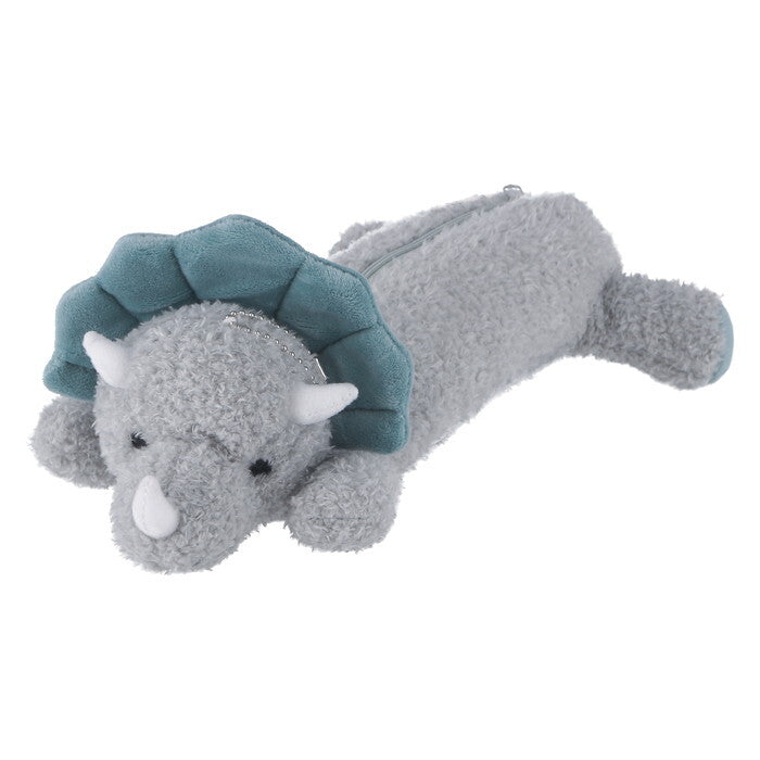 ペンケース アニマル トリケラトプス グリーン 完成品 W150×D310×H110mm 0.064kg fj-41679の画像