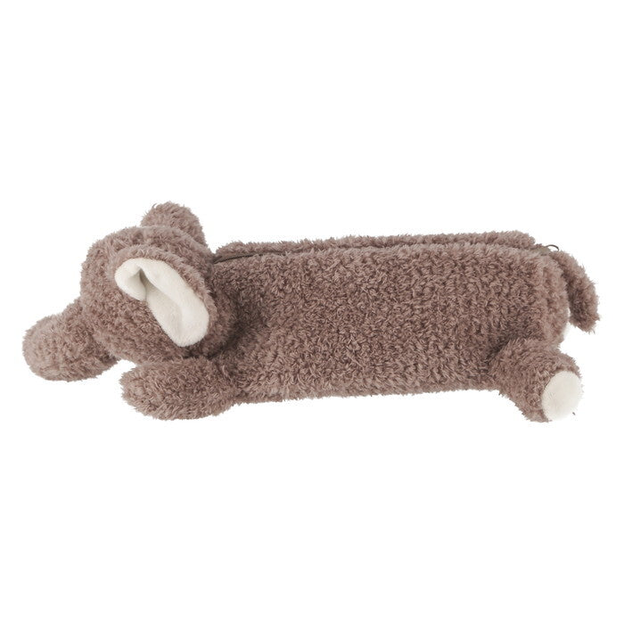 ペンケース アニマル BIG ぞう グレージュ 完成品 W160×D340×H95mm 0.07kg fj-41683の画像