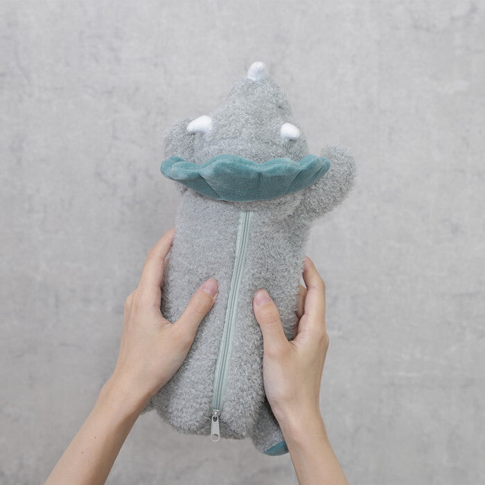 ペンケース アニマル BIG トリケラトプス グリーン 完成品 W160×D310×H110mm 0.068kg fj-41685の画像