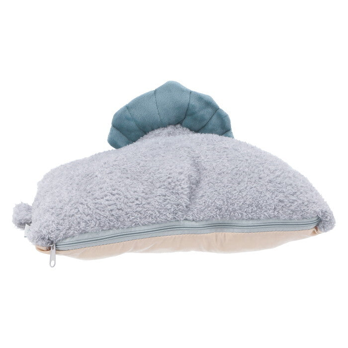 ぬいぐるみ 枕にもなる トリケラトプス グリーン 完成品 W300×D270×H130mm 0.12kg fj-41708の画像