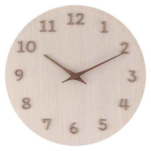 掛時計 掛け時計 komorebi Ф28 NA ナチュラル 幅280×奥行35×高さ280 fj-42117の画像