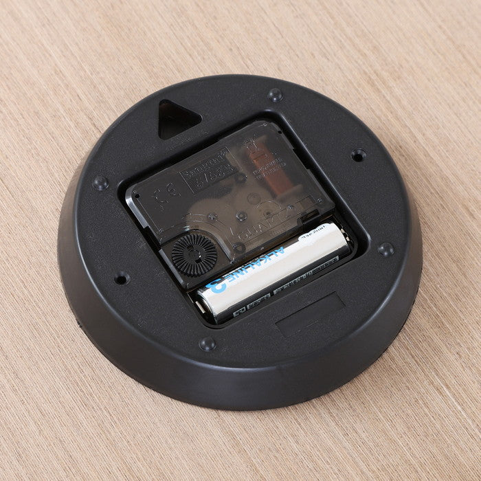 掛時計 掛け時計 komorebi Ф28 BR ブラウン 幅280×奥行35×高さ280 fj-42118の画像