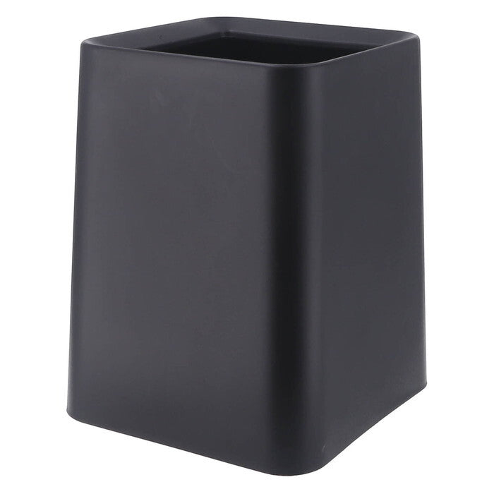 ゴミ箱 袋が隠せる 角形 11L BK ブラック 完成品 W240×D240×H318mm 0.78kg fj-42999の画像