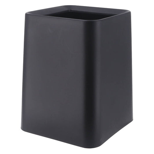 ゴミ箱 袋が隠せる 角形 11L BK ブラック 完成品 W240×D240×H318mm 0.78kg fj-42999の画像