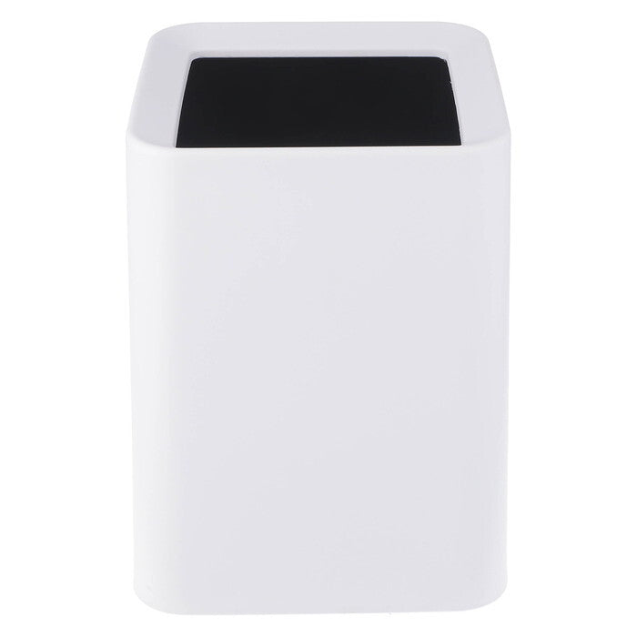 ゴミ箱 袋が隠せる 角形 11L WH ホワイト 完成品 W240×D240×H318mm 0.78kg fj-43000の画像