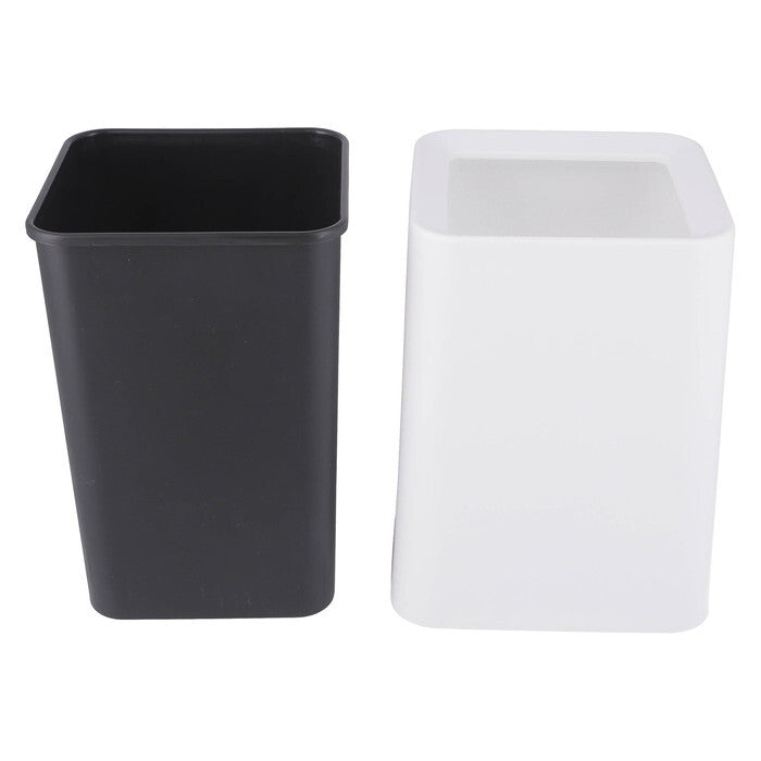 ゴミ箱 袋が隠せる 角形 11L WH ホワイト 完成品 W240×D240×H318mm 0.78kg fj-43000の画像