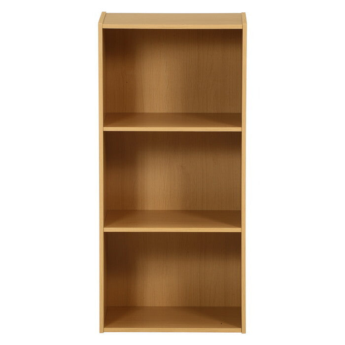 カラーボックス 3段 ナチュラル 組立品 W418×D290×H890mm 8.8kg fj-43855の画像