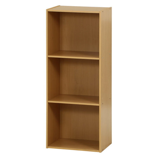 カラーボックス 3段 A4対応 ナチュラル 組立品 W418×D290×H1020mm 10.3kg fj-43860の画像