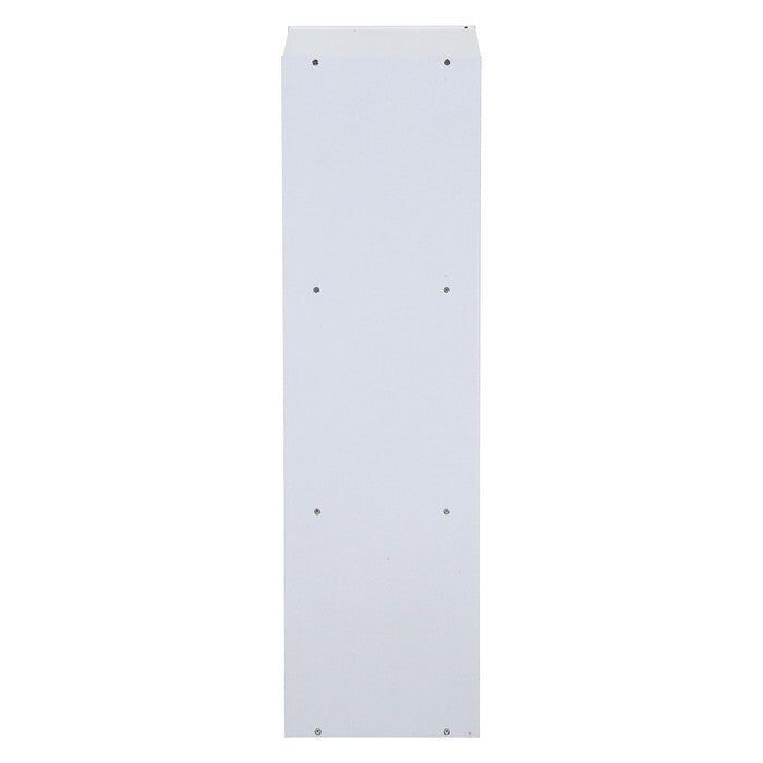 カラーボックス 3段 A4対応 ホワイト 組立品 W418×D290×H1020mm 10.3kg fj-43861の画像