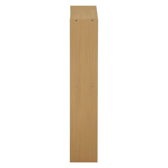 マルチユースラック ナチュラル 組立品 W600×D168×H890mm 8kg fj-43873の画像