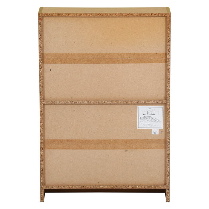 マルチユースラック ナチュラル 組立品 W600×D168×H890mm 8kg fj-43873の画像