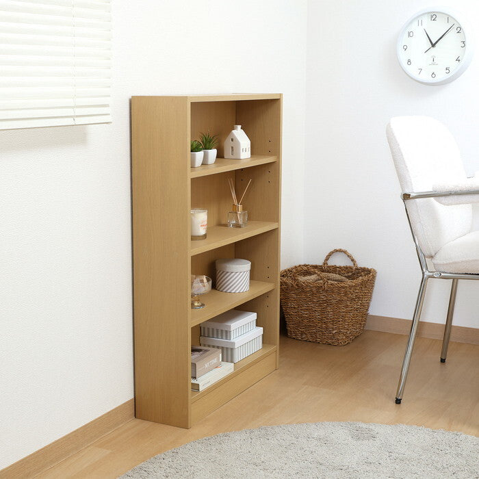 マルチユースラック ナチュラル 組立品 W600×D168×H890mm 8kg fj-43873の画像