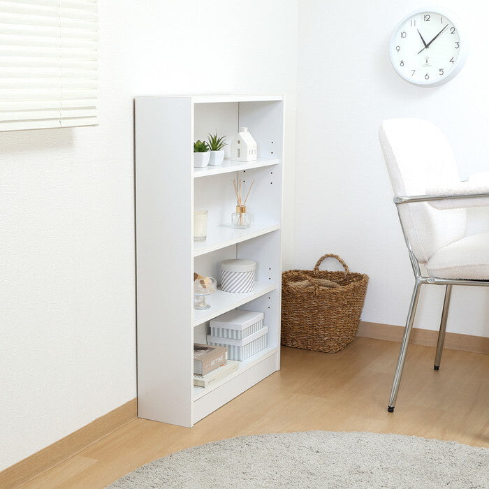 マルチユースラック ホワイト 組立品 W600×D168×H890mm 8kg fj-43874の画像