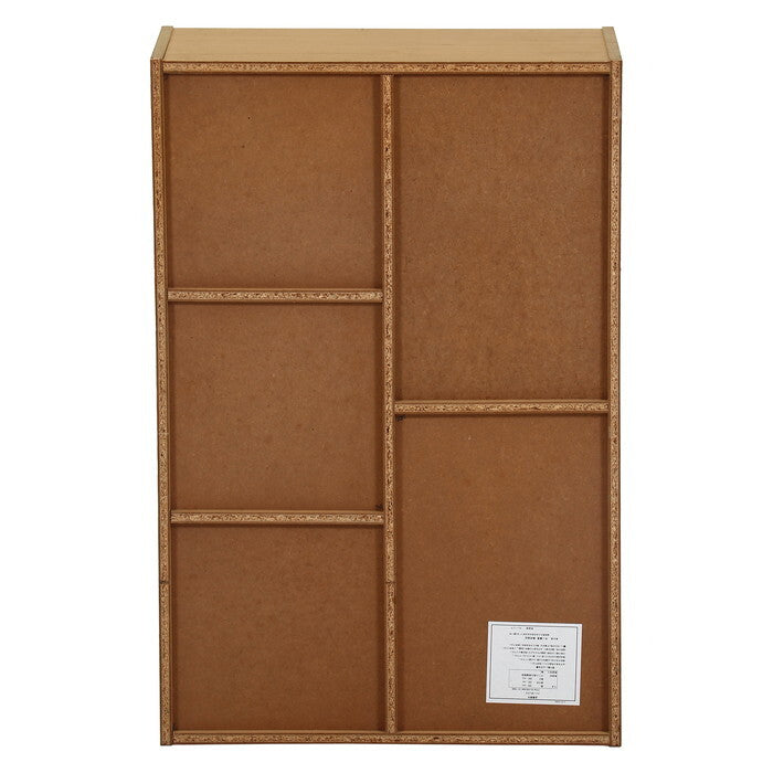 フリーボックス ナチュラル 組立品 W590×D295×H890mm 9kg fj-43878の画像