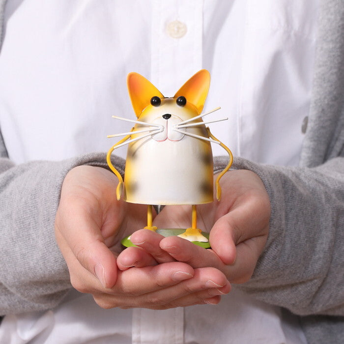 ゆらゆら アニマル mini ネコ 完成品 W60×D80×H100mm 0.078kg fj-45049の画像