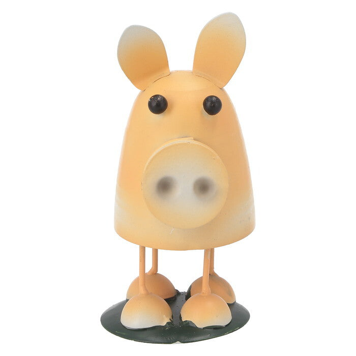 ゆらゆら アニマル mini ブタ 完成品 W70×D65×H90mm 0.084kg fj-45062の画像