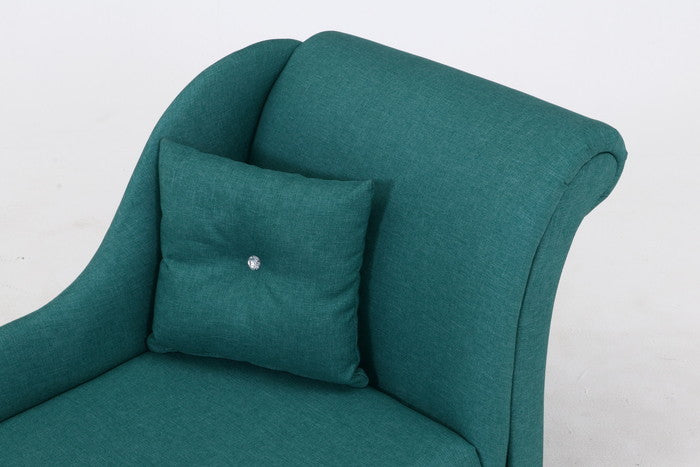 ペットカウチソファ (クッション付) GR グリーン 830×430×485 fj-45230の画像