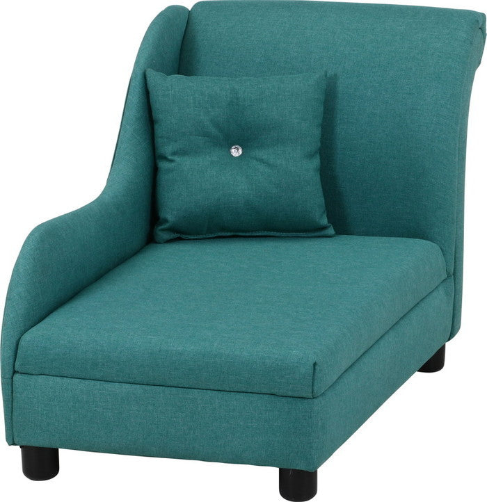 ペットカウチソファ (クッション付) GR グリーン 830×430×485 fj-45230の画像